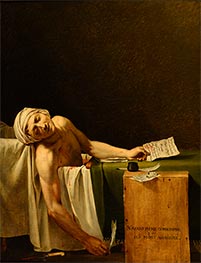 Der Tod von Marat | Jacques-Louis David | Gemälde Reproduktion