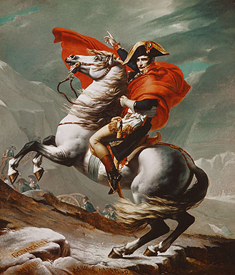 Napoleon überquert den Sankt-Bernhard-Pass, c.1801/02 | Jacques-Louis David