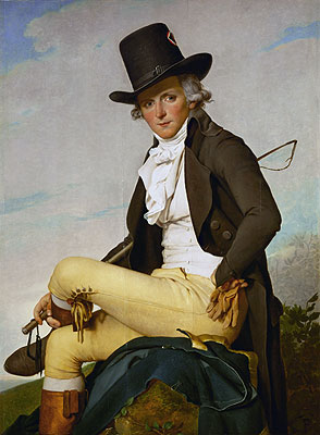 Portrait of Pierre Seriziat, 1795 | Jacques-Louis David | Giclée Leinwand Kunstdruck
