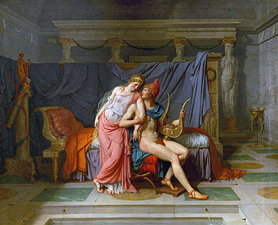 Die Liebe von Paris und Helena, 1789 | Jacques-Louis David
