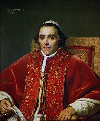 Papst Pius VII, 1805 | Jacques-Louis David