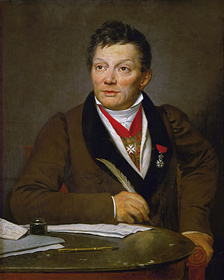 Alexandre Lenoir, 1817 | Jacques-Louis David | Giclée Leinwand Kunstdruck