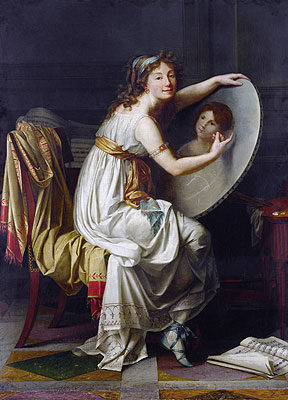 Portrait of Rose Adelaide Ducreux, n.d. | Jacques-Louis David | Giclée Canvas Print