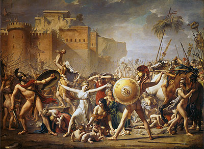 Die Sabinerinnen, 1799 | Jacques-Louis David