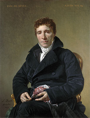 Emmanuel Joseph Sieyès, 1817 | Jacques-Louis David | Giclée Leinwand Kunstdruck