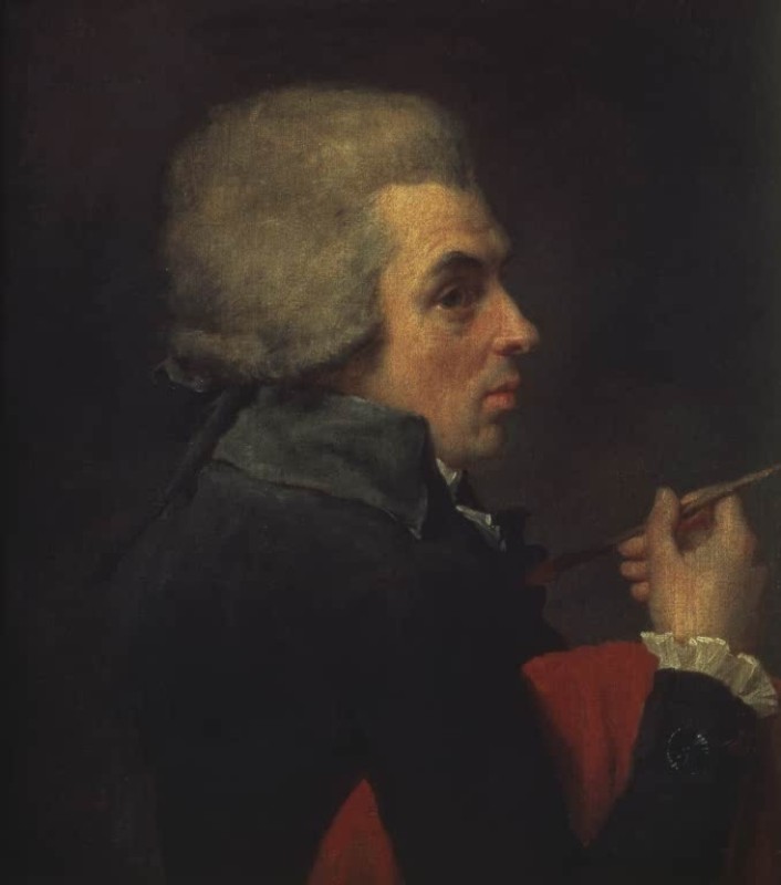 Selbstporträt, 1789 | Jacques-Louis David | Giclée Leinwand-Kunstdruck