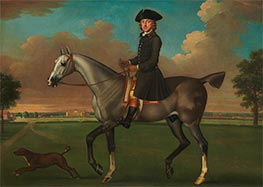 Porträt eines Reiters, undated von James Seymour | Leinwand Kunstdruck