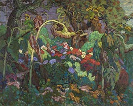 The Tangled Garden, 1916 von James Edward Hervey Macdonald | Leinwand Kunstdruck