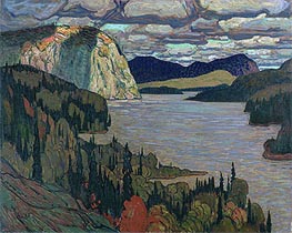 The Solemn Land, 1921 von James Edward Hervey Macdonald | Leinwand Kunstdruck