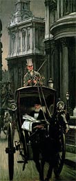 Going to Business (Going to the City), c.1879 by Joseph Tissot | Canvas Print