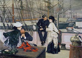 The Captain and the Mate | Joseph Tissot | Gemälde Reproduktion