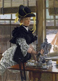 Tea Time, 1872 by Joseph Tissot | Canvas Print