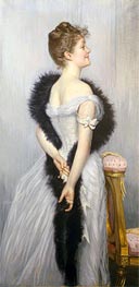 Portrait of the Vicomtesse de Montmorand, 1889 by Joseph Tissot | Canvas Print