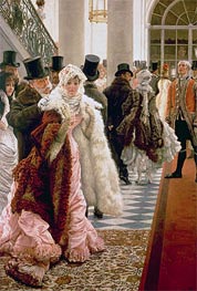 The Woman of Fashion (La Mondaine), c.1883/85 by Joseph Tissot | Canvas Print