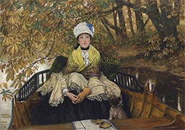 Joseph Tissot | Waiting, c.1873 | Giclée Canvas Print