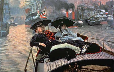 The Thames, c.1876 | Joseph Tissot