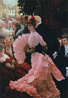 The Political Lady, c.1883/85 | Joseph Tissot | Giclée Leinwand Kunstdruck