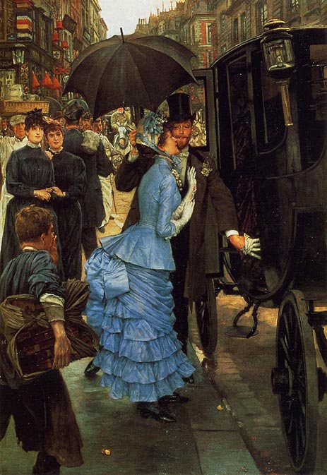 The Traveller (The Bridesmaid), c.1883/85 | Joseph Tissot | Giclée Leinwand Kunstdruck