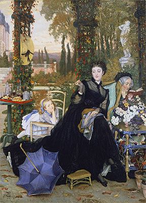 A Widow, 1868 | Joseph Tissot | Giclée Canvas Print