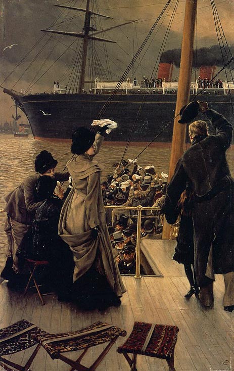 Godbye, on the Mersey, c.1881 | Joseph Tissot | Giclée Canvas Print