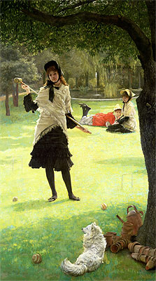Croquet, c.1878 | Joseph Tissot | Giclée Canvas Print