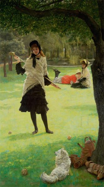 Croquet, c.1878 | Joseph Tissot