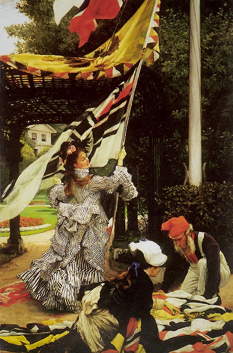 Immer noch oben, c.1874 | Joseph Tissot | Giclée Leinwand Kunstdruck
