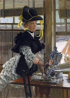 Tea Time, 1872 | Joseph Tissot | Giclée Canvas Print
