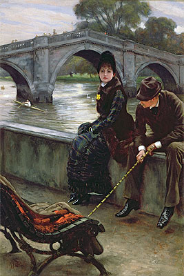 Richmond Bridge, c.1878 | Joseph Tissot