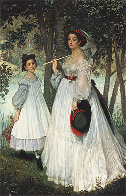 The Two Sisters, 1863 | Joseph Tissot