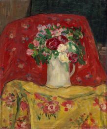 Flowers, c.1911/12 by James Wilson Morrice | Canvas Print