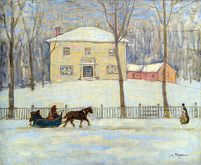 The Old Holton House, Montreal, c.1908/09 | James Wilson Morrice | Giclée Canvas Print