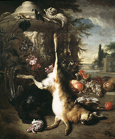 Still Life with Dead Hare, 1703 | Jan Baptist Weenix | Giclée Canvas Print