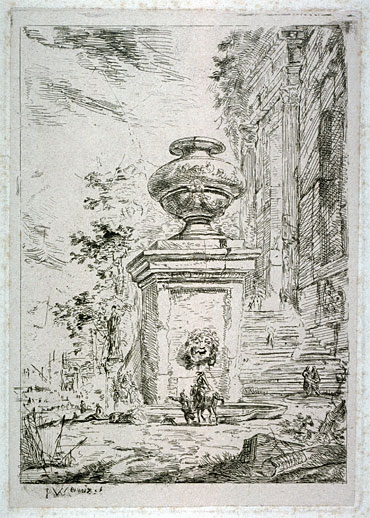 Jan Baptist Weenix | La Fontaine, n.d. | Giclée Paper Art Print