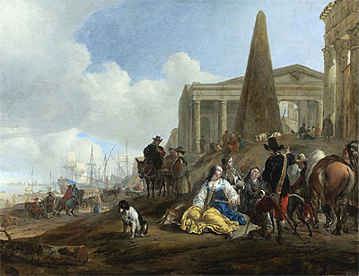 Eine mediterrane Hafenszene, n.d. | Jan Baptist Weenix