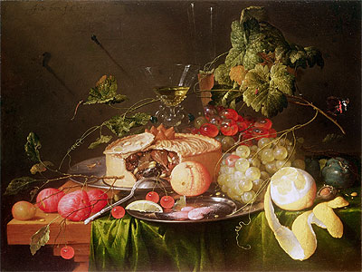 Still Life of Fruit, 1651 | Jan Davidsz de Heem | Giclée Leinwand Kunstdruck