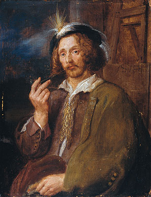 Self Portrait, 1650 | Jan Davidsz de Heem | Giclée Leinwand Kunstdruck