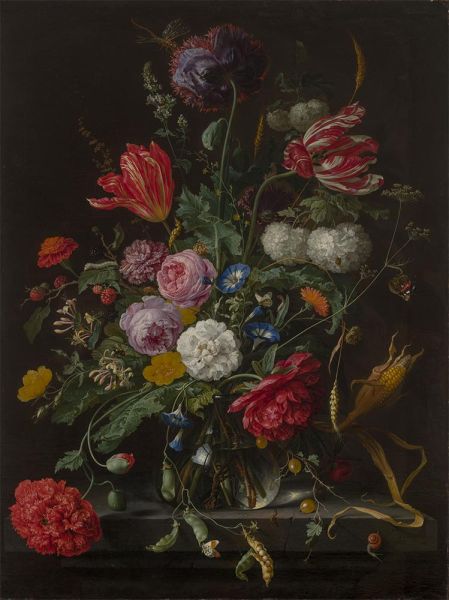 Still Life with Flowers, c.1650/60 | Jan Davidsz de Heem