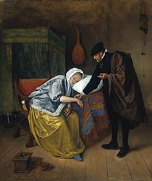 Jan Steen | The Sick Woman | Giclée Canvas Print
