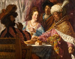 The Feast of Esther, 1625 | Jan Lievens