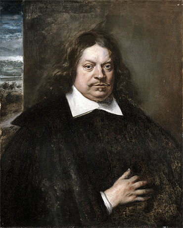 Portrait of a Man, c.1650 | Jan Lievens | Giclée Leinwand Kunstdruck
