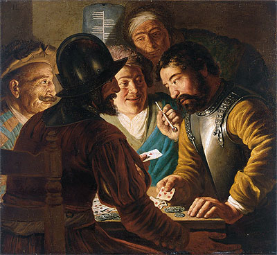 The Card Players, c.1622/24 | Jan Lievens | Giclée Canvas Print