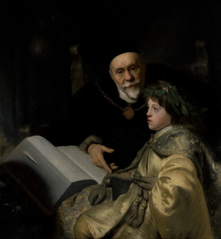 Prince Charles Louis of the Palatinate with His Tutor Wolrad von Plessen in Historical Dress, 1631 | Jan Lievens | Giclée Canvas Print