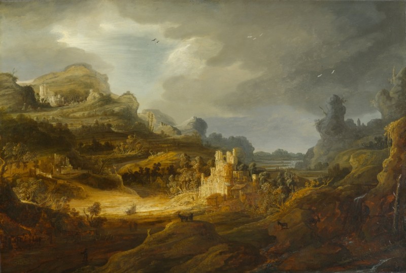 Fantastic Landscape, c.1643/45 | Jan Lievens | Giclée Canvas Print