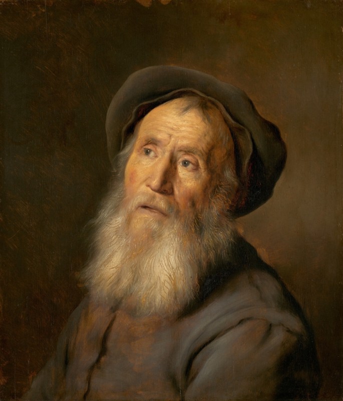 Bearded Man with a Beret, c.1630 | Jan Lievens | Giclée Canvas Print