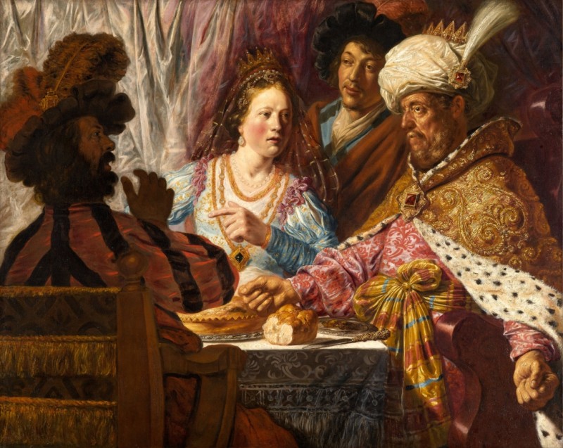 The Feast of Esther, 1625 | Jan Lievens | Giclée Canvas Print