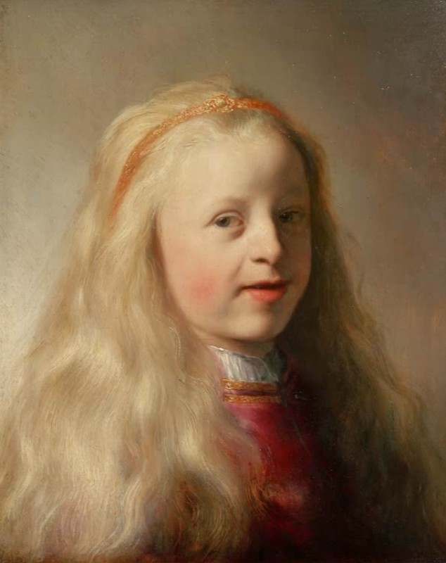 Bust Portrait of a Girl with Loose Hair, 1620s | Jan Lievens | Giclée Canvas Print