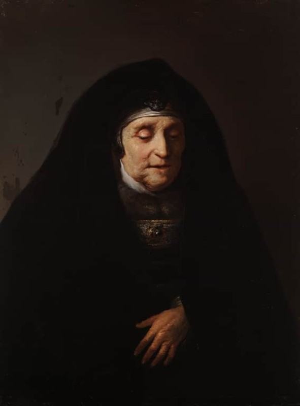 Portrait Of An Aged Woman In Oriental Costume, c.1729/39 | Jan Lievens | Giclée Canvas Print