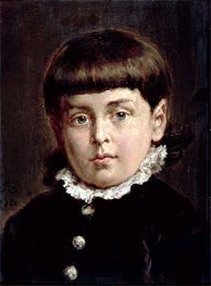 Portrait of a Young Boy, 1883 von Jan Matejko | Leinwand Kunstdruck