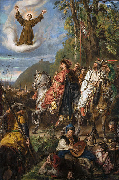 Bohdan Chmielnicki with Tuhaj-bejem near Lviv, 1885 | Jan Matejko